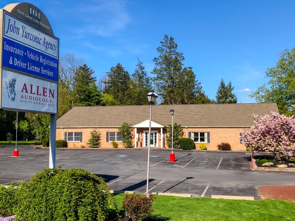 Hearing evaluation at Allen Audiology in Allentown, PA